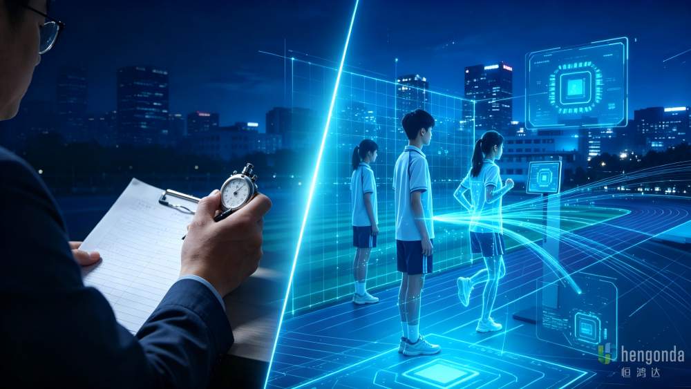 恒鸿达 AI 智慧体育设备：让体测从一周缩短到一节课